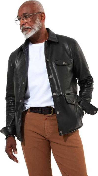 Image du produit Joe Browns Veste en cuir classique avec doublure à carreaux vintage (XXL)