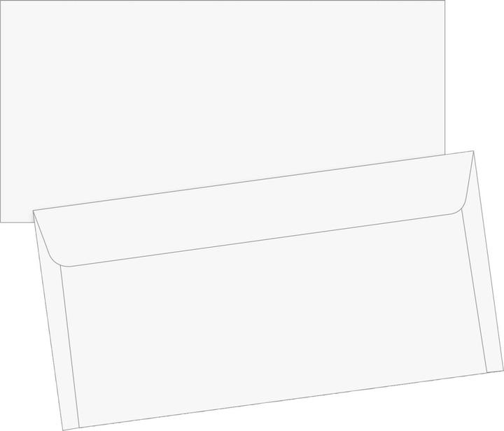 Produktbild Briefumschlag DL (220 x 110 mm, 25 x)