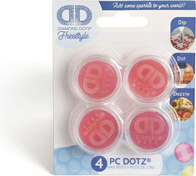 Produktbild Diamond Dotz Freestyle Wax Pots 1 Set = 4 Stück