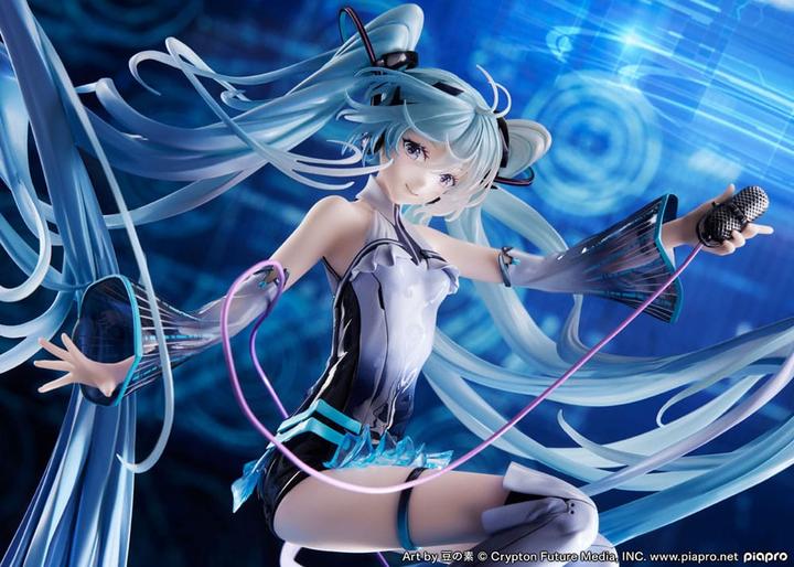Actual product image Max Factory Hatsune Miku statuette PVC 1/7 Techno-Magic Ver. 25 cm