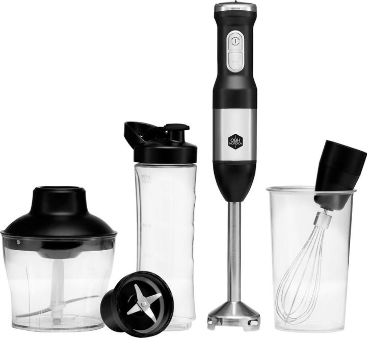 OBH Nordica 7713 Blender 0.7 l Blender 850 W Black, Stainless Steel