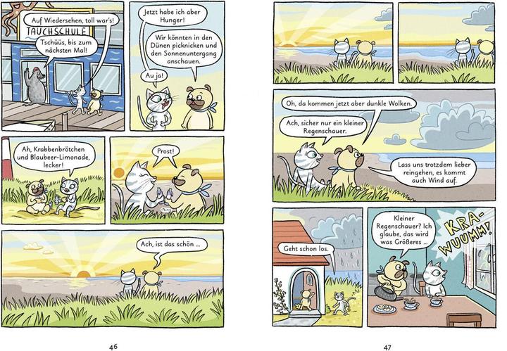 Image du produit Mein Abenteuercomic - Mops und Kätt fahren ans Meer (Allemand, Vera Schmidt, 2021)