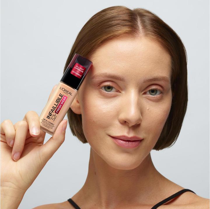 Actual product image L'Oréal Paris Infaillible 32H Fresh Wear (60 Rose Ivory)