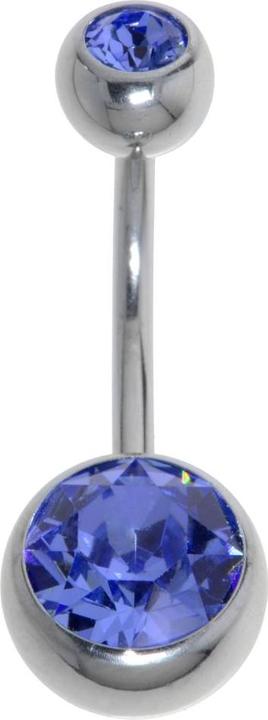 Produktbild Bijouteria Bauchpiercing (Chirurgenstahl 316L, Kristall)