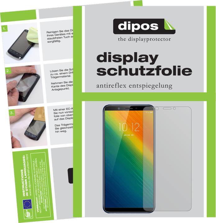Actual product image Dipos Screen Protector Anti-Glare (2 Piece, Lenovo K5 Note (2018))