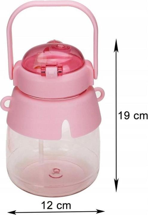 Actual product image OEM Other Water bottle with straw and leash for kids 1L RC-K-189 pink
