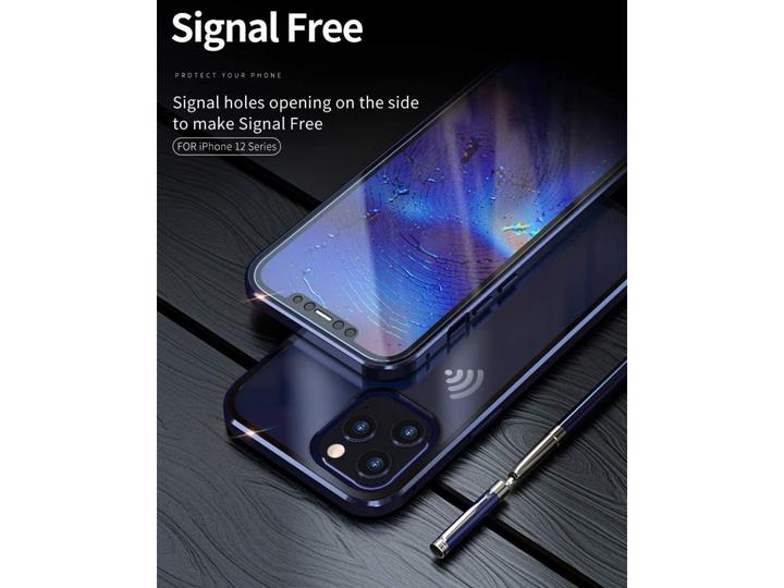Produktbild G-Case Apple iPhone 12 Pro Aluminium Magnetic Glass Case Hülle (Apple iPhone 12 Pro)