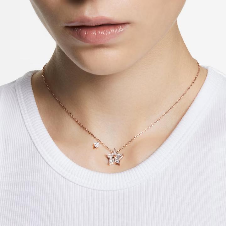 Produktbild Swarovski Stella Stern Halskette Rosé (Swarovski Metall, 38 - 43 cm)