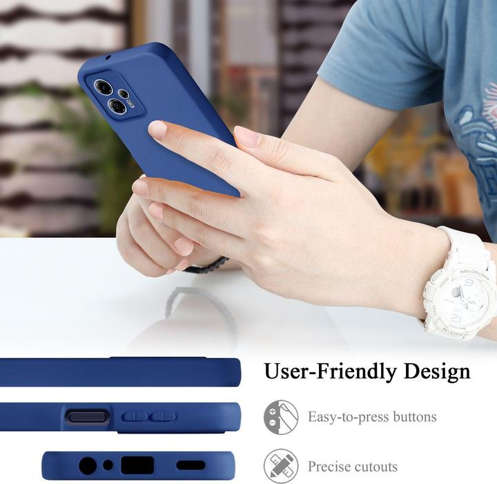 Actual product image Cadorabo Case for Motorola Moto G13 / G23 TPU in liquid protection silicone design (Motorola Moto G23, Motorola Moto G13)