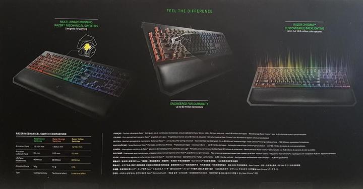 Image du produit Razer BlackWidow Chroma V2 (DE, Filaire)