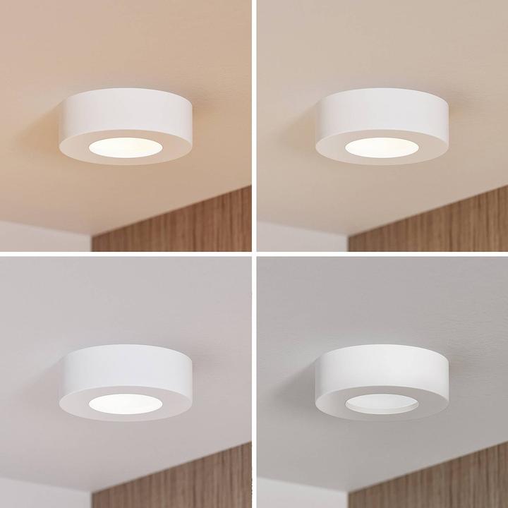 Produktbild Prios Edwina LED-Deckenleuchte, weiss, 12,2 cm (360 lm)