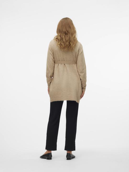 Produktbild Mamalicious Normal geschnitten V-Ausschnitt Gerippte Ärmelbündchen Strickjacke Strickjacke (XL)