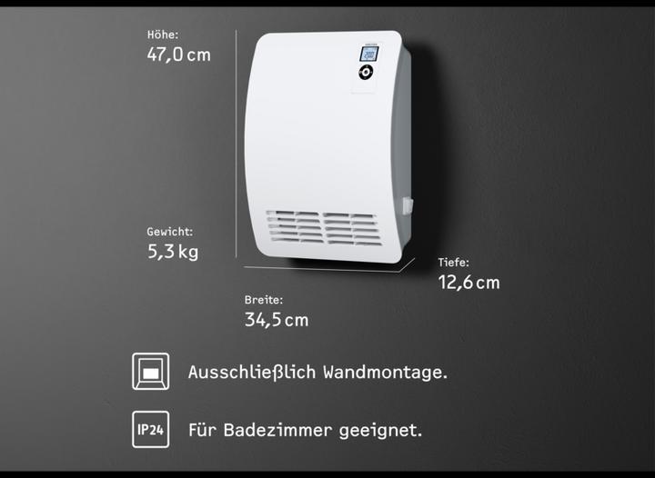 Produktbild Stiebel Eltron Schnellheizer CK 20 Premium, 2kW für ca. 25 m², VDE geprüft, LC-Display, Timer, Silent Mode (2000 W)