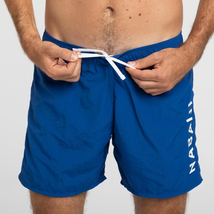 Actual product image Nabaiji Men's swim shorts - 100 blue (50)