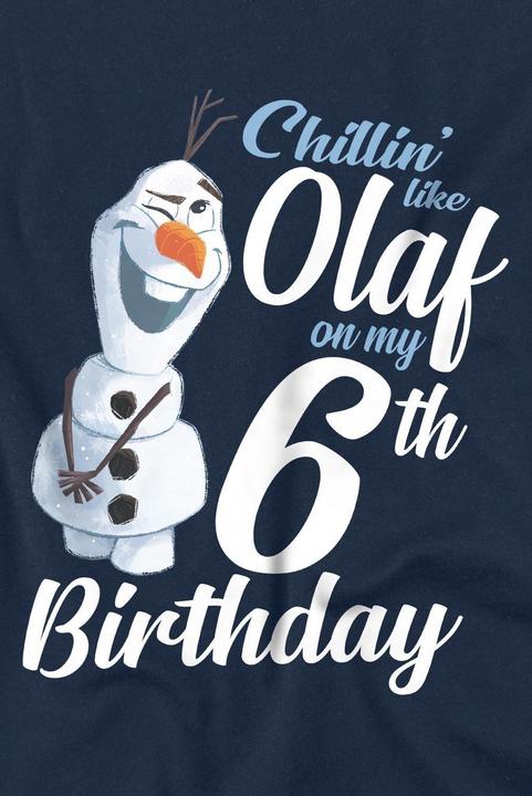 Immagine prodotto Disney Frozen Chillin Like Olaf Maglietta 6° Compleanno Bambini (140)