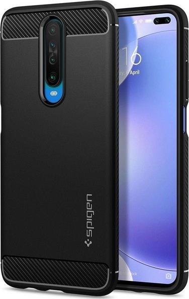 Produktbild Spigen Rugged Armor mobile phone case (6.67") Cover Black (Xiaomi Redmi K30)