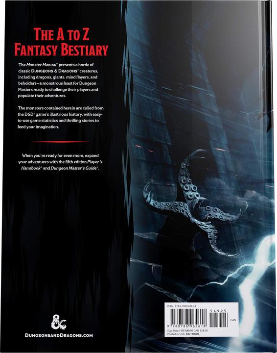 Image du produit Wizards of the Coast Donjons et Dragons - Manuel des Monstres - Français (Français)