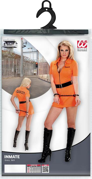 Image du produit Widmann Costume de détenu américain pour femme (L)