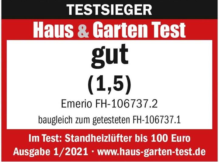 Nährwerte und Zutaten Emerio FH-106737 (2000 W)