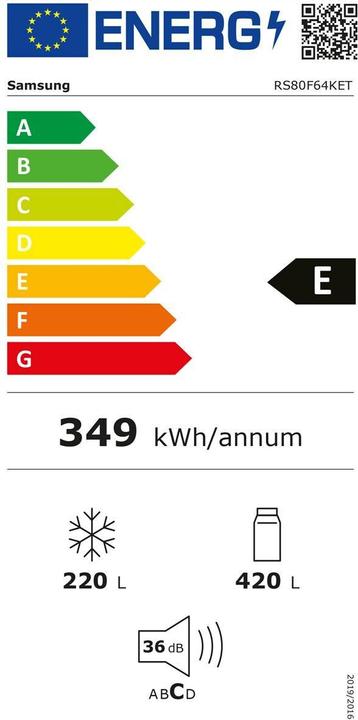 Energy Label Samsung Food-Center (640 l)