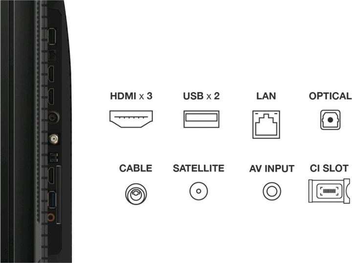 Actual product image TCL 43T7B (43", QLED, 4K, 2024)
