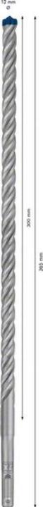 Immagine prodotto Bosch Professional Zubehör Trapano a percussione EXPERT SDS plus-7X, 12 x 300 x 365 mm (12 millimetri)