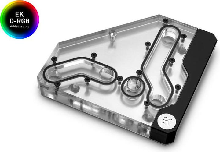 Actual product image EKWB EK Quantum Momentum VRM Bridge ROG Maximus XII Formula D-RGB - Acrylic