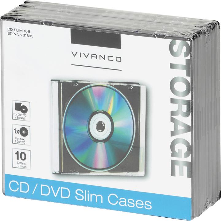 Actual product image Vivanco CD/DVD Slim Case
