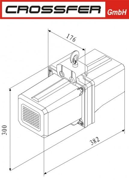 Image du produit Crossfer - Elektro-Kettenzug BDH-500-10M 10 Meter Kette 500 Kg Hebeleistung