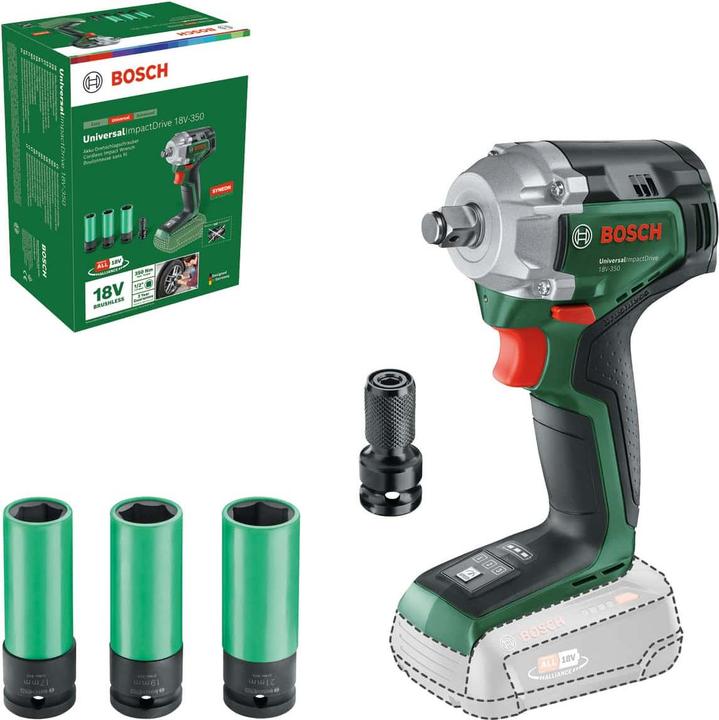 Bosch Home & Garden UniversalImpactDrive 18V-350 (Akkubetrieb)
