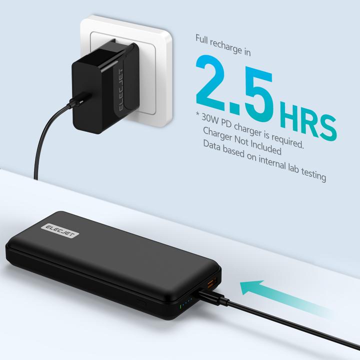 Image du produit Elecjet PowerPie P20 (20000 mAh, 45 W, 74 Wh)