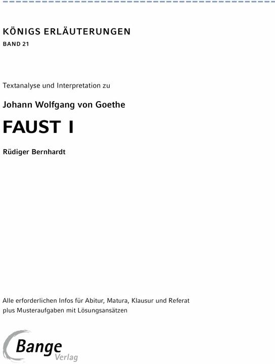 Immagine prodotto Faust I von Johann Wolfgang von Goethe - Textanalyse und Interpretation (Tedesco, Johann Wolfgang di Goethe, Ruediger Bernhardt, 2024)