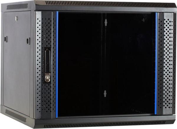 Immagine prodotto Dsit 9 Armadio server U, 19" a parete con porta in vetro (LxPxH) 600 x 600 x 501 mm (9 HE, Rack da 19 pollici)