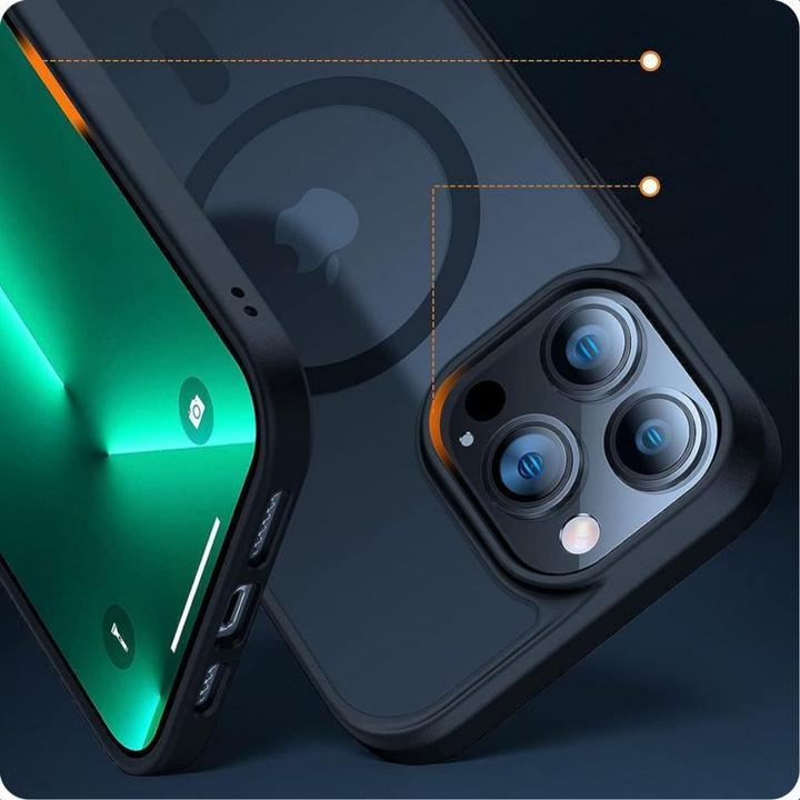 Image du produit Tech-Protect Magmat Magsafe iPhone 15 Pro titane mat (Apple iPhone 15 Pro)