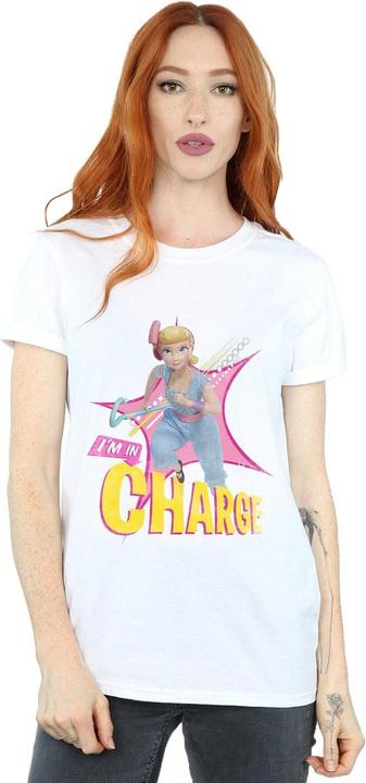 Actual product image Disney Womens/Ladies Toy Story 4 Bo Peep In Charge Cotton Boyfriend T-Shirt (4XL)