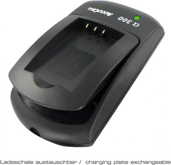 Actual product image AccuCell Quick charger suitable for Sony NEX-3, NEX-5 battery NP-FW50 (Charger)