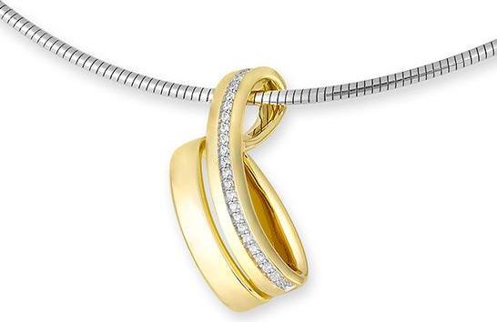 Produktbild Breuning ANHÄNGER - BRILL. 0,127 Ct. H/si (750/18 K Gold)