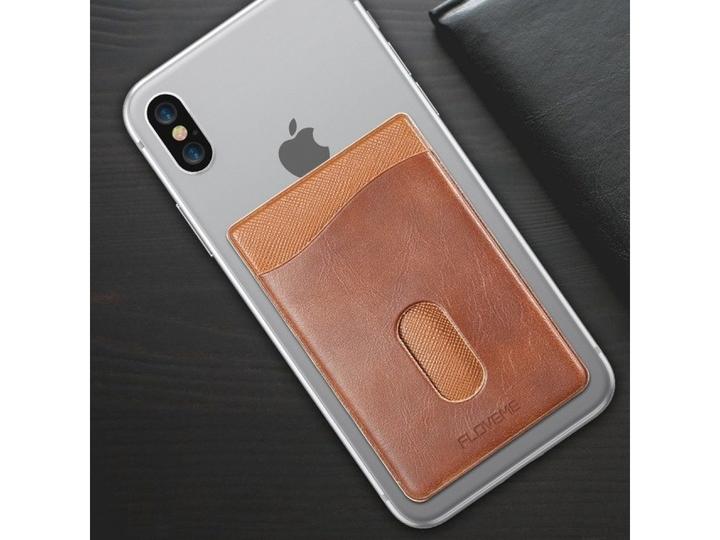 Image du produit Floveme Porte-cartes Housse en cuir autocollante pour smartphones (Universel)