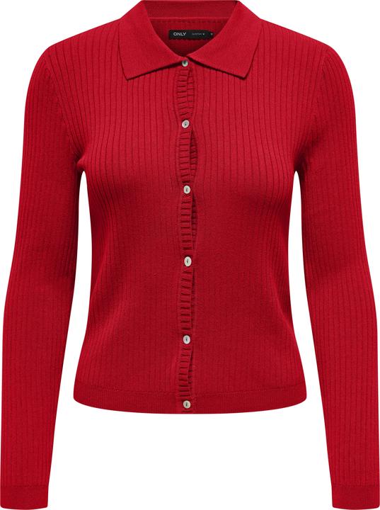 Image du produit Only Coupe normale Col polo Chemise polo tricotée Veste en maille (L)