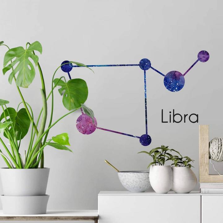Produktbild Trenddeko Sternbild Libra - Waage (110 x 71 cm)