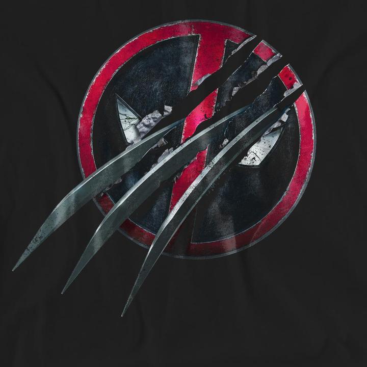 Actual product image Deadpool & Wolverine Unisex Adult Wolverine Claws T-Shirt (XXL)