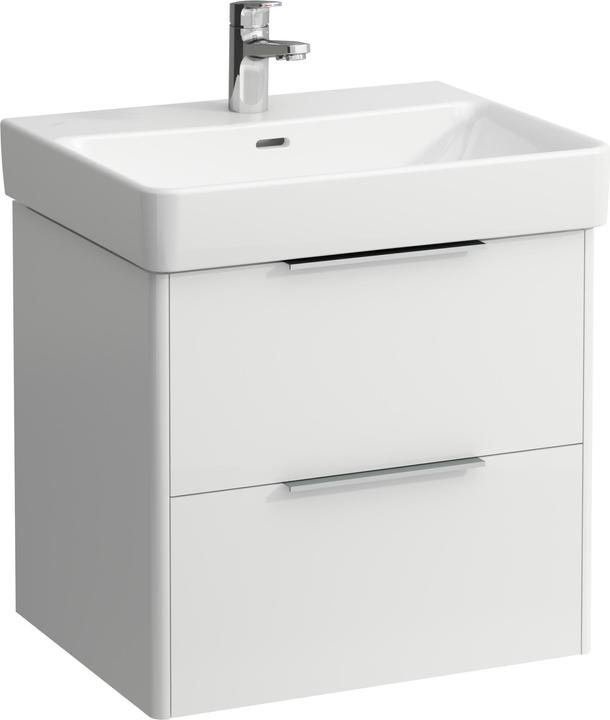 Laufen Base vanity unit, 2 drawers, 570x440x530mm, for washbasin H810963, H402232110 (57 x 44 x 57 cm)