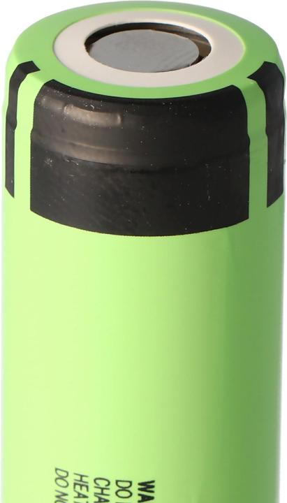 Actual product image AccuCell Battery 4x Panasonic 18650 Li-ion and 4x Li-ion fast charger (4 pcs., 18650, 3400 mAh, Battery + charger)