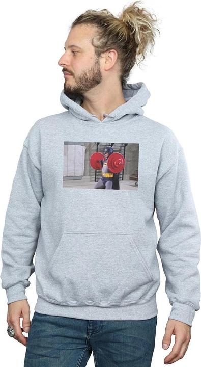 Actual product image Mens Batman TV Series Bat Gains Hoodie (S)