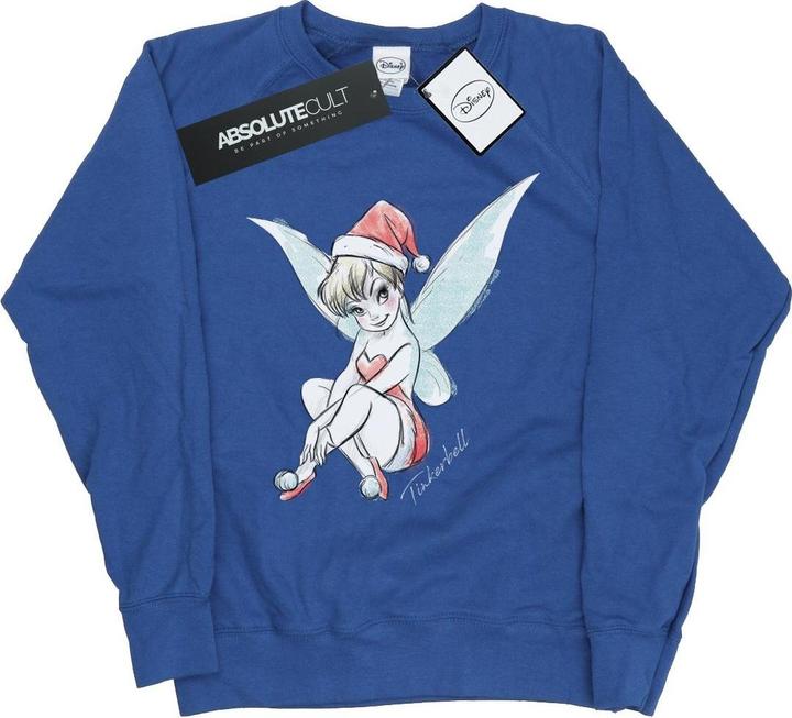 Actual product image Disney Womens/Ladies Tinkerbell Christmas Fairy Sweatshirt (M)