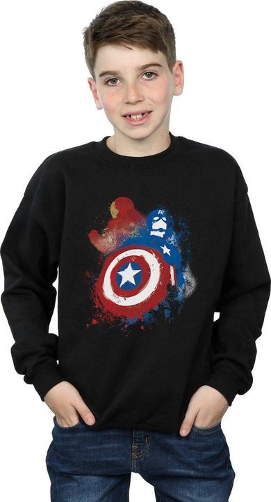 Produktbild Captain America Civil War Painted Vs Iron Man Sweatshirt Jungen (152, 158)