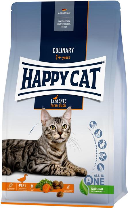 Immagine prodotto Happy Cat Cibo secco Supreme Culinary Land Duck, 4 kg (Adulto, 1 pz., 4000 g)