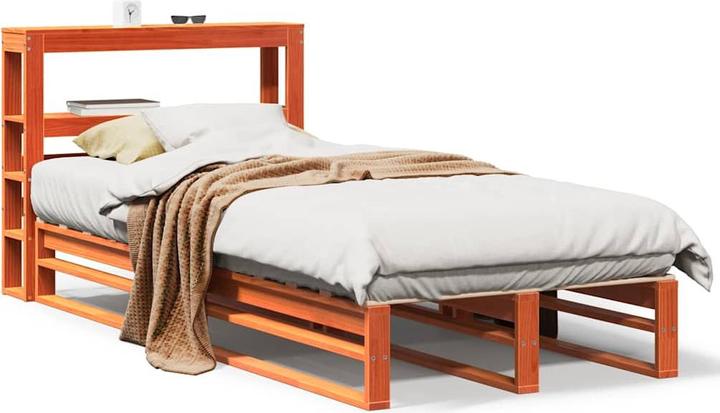 Image du produit VidaXL Lit en bois massif Lit en bois Lit palette avec tête de lit 180x200cm pin (180 x 200 cm)