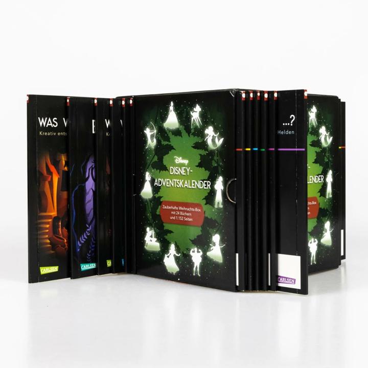 Actual product image Disney Advent Calendar 2023 - magical Christmas box with 24 books and 1,152 pages