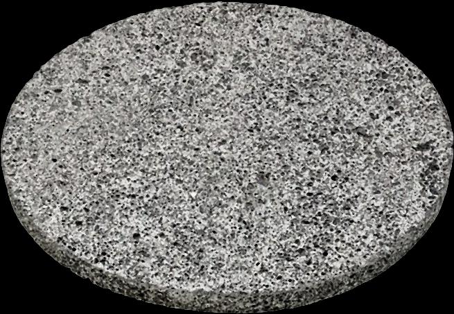 Actual product image BBQ Master Lava Stone Round with Holder XXL Pro